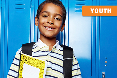Boy at Locker